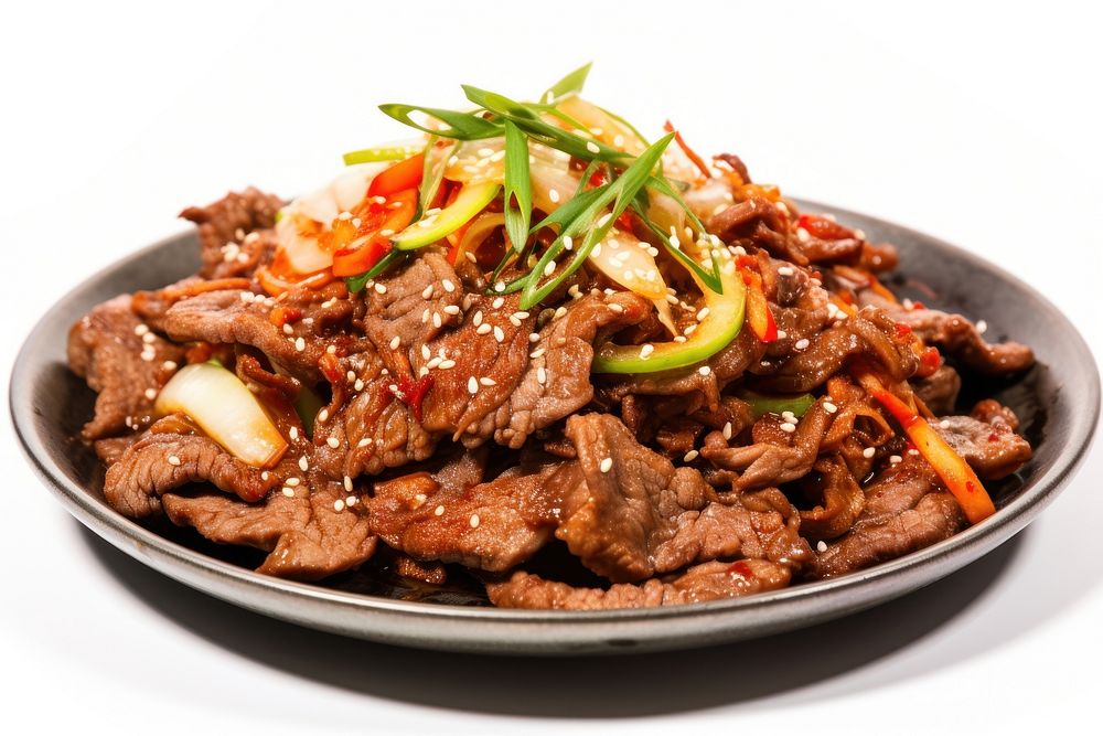 Bulgogi seafood meat meal. AI generated Image by rawpixel.