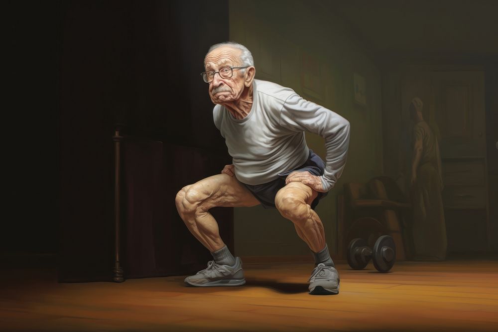 Sports adult man bodybuilding. AI generated Image by rawpixel.