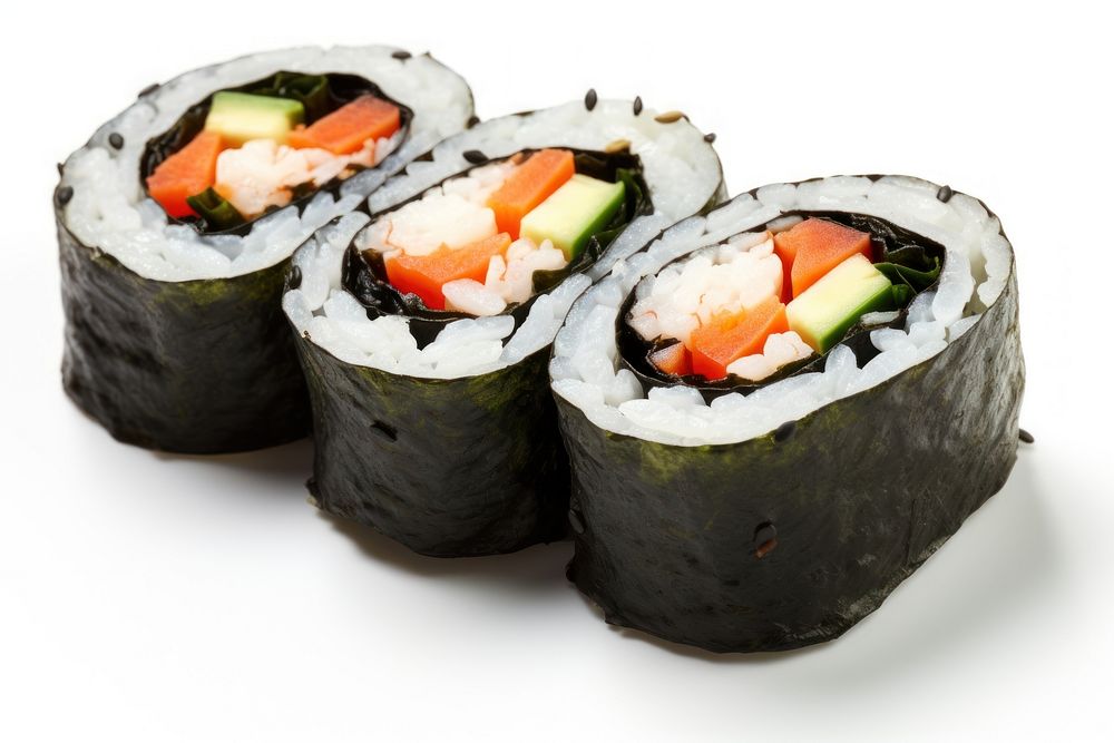 Kimbap sushi food rice. AI generated Image by rawpixel.