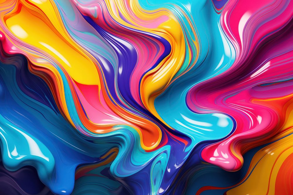 Liquid paint psychedelic wavy pattern | Free Photo - rawpixel