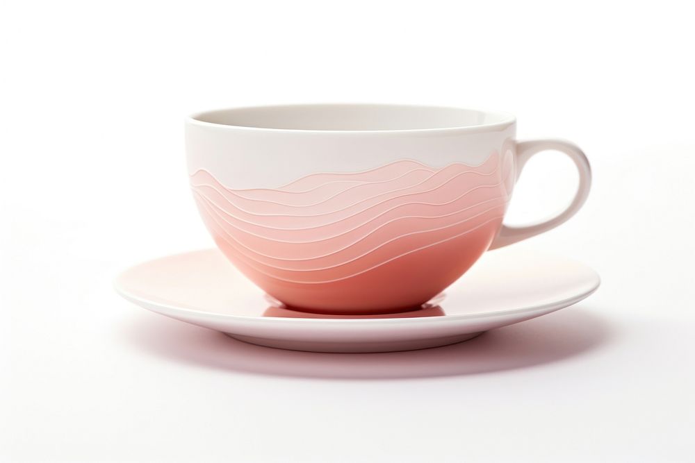 Modern teacup saucer coffee drink. AI generated Image by rawpixel.