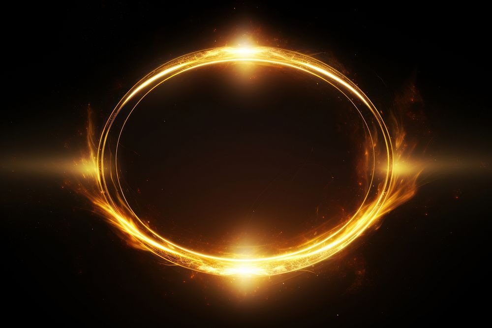 Magic circle astronomy light night. AI generated Image by rawpixel.