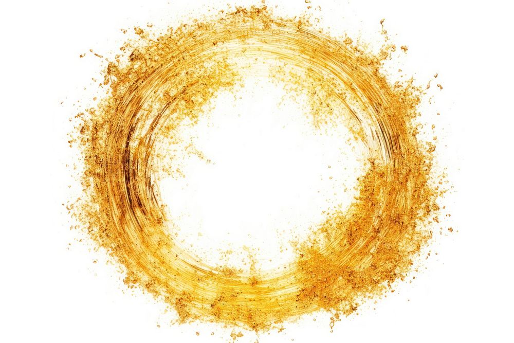 Magic circle gold backgrounds white background. AI generated Image by rawpixel.