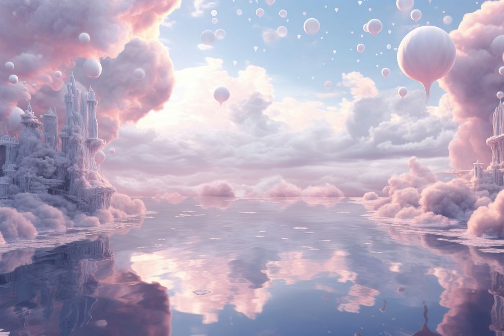 Dreamscapes landscape outdoors nature. AI generated Image by rawpixel.