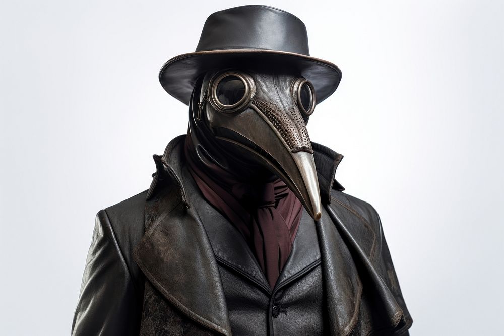 Plague doctor jacket coat protection. AI generated Image by rawpixel.