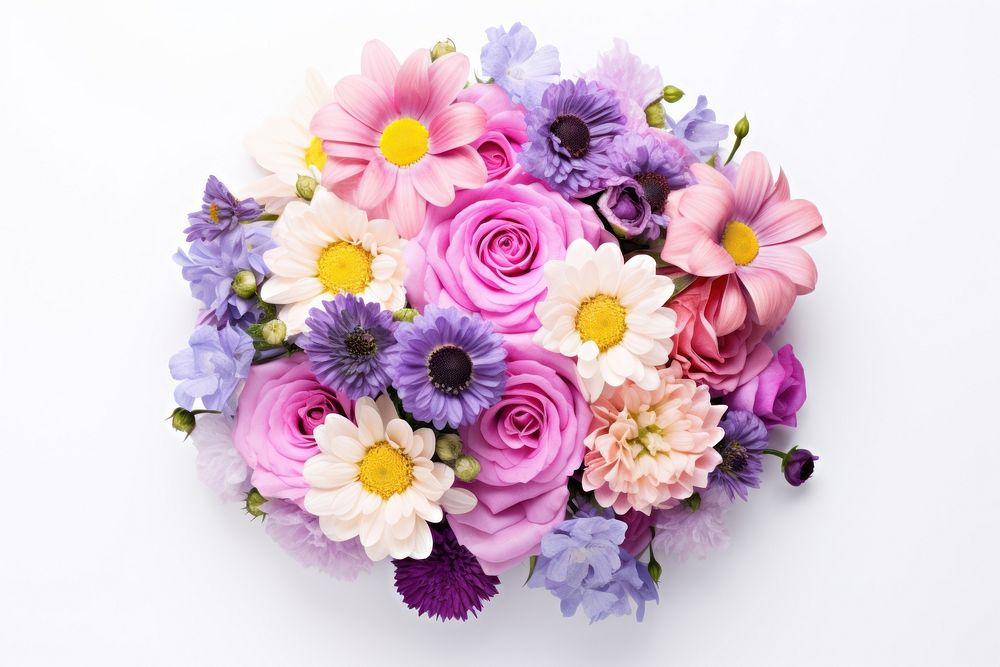 Flower bouquet blossom petal plant. AI generated Image by rawpixel.