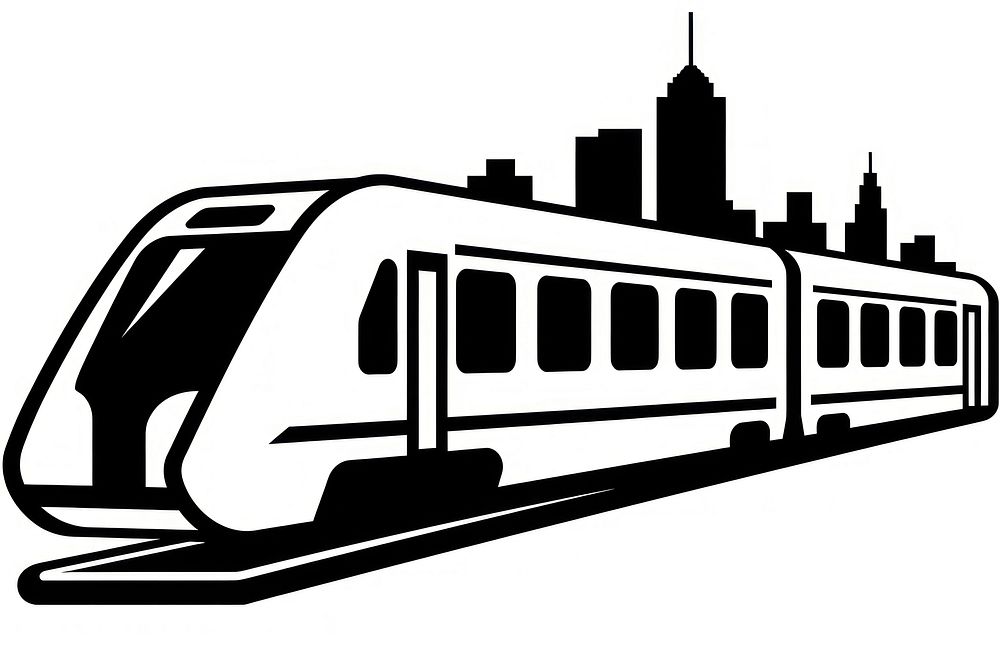 Subway icon vehicle railway train. AI generated Image by rawpixel.