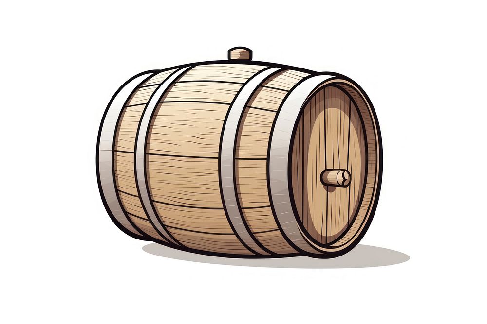 Wine barrel keg refreshment winemaking. AI generated Image by rawpixel.