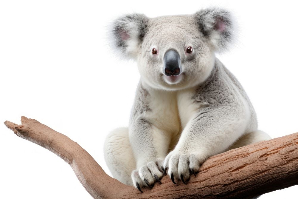 Koala koala wildlife mammal. AI generated Image by rawpixel.