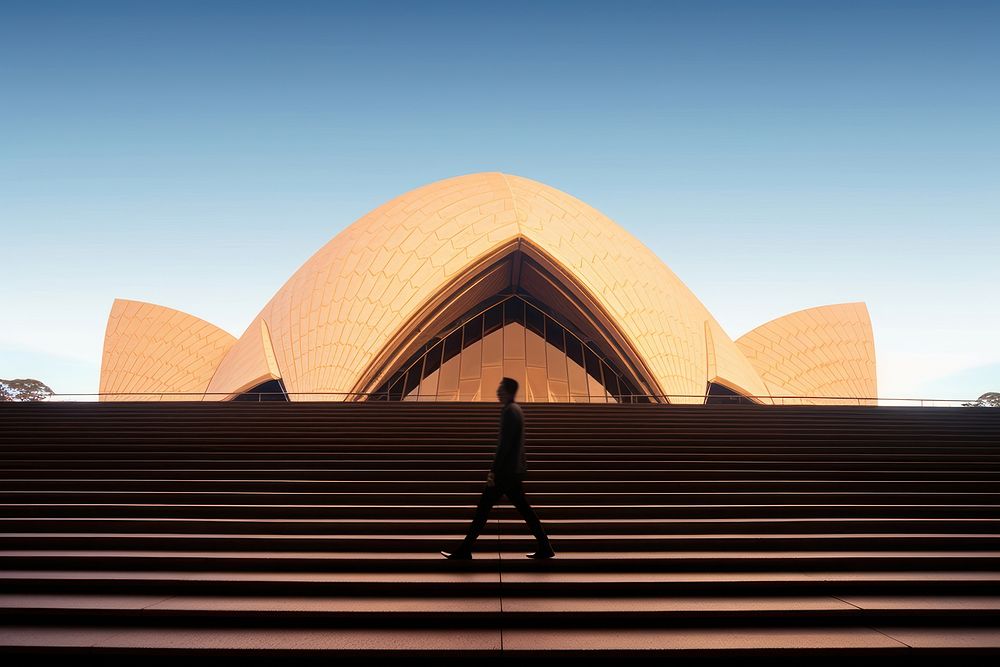 Landmark opera adult sydney opera house. AI generated Image by rawpixel.