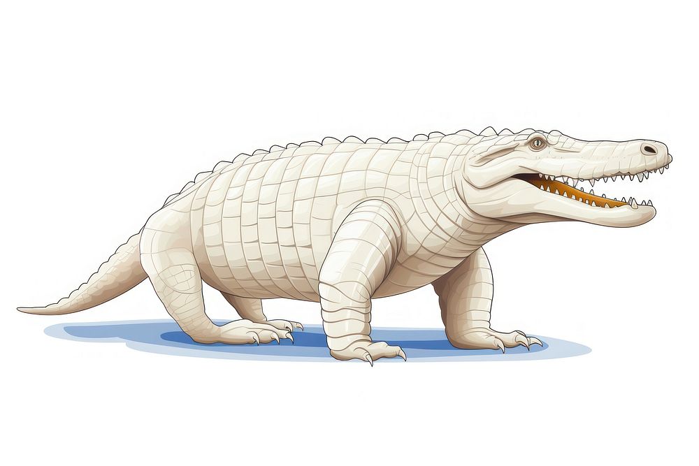 Crocodile crocodile dinosaur reptile. AI generated Image by rawpixel.