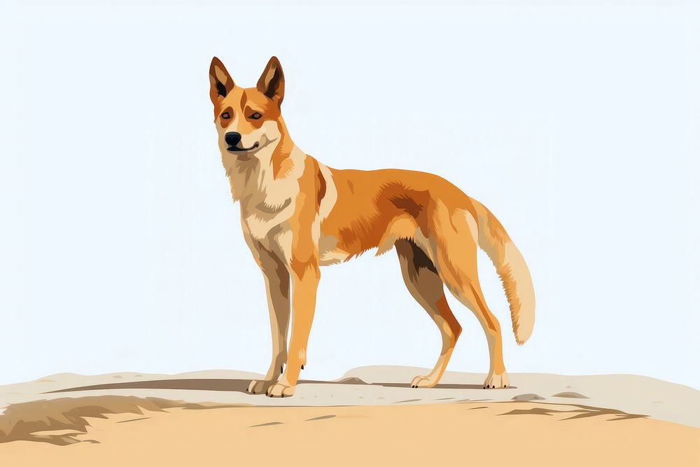 Dingo mammal animal dingo. AI generated Image by rawpixel.