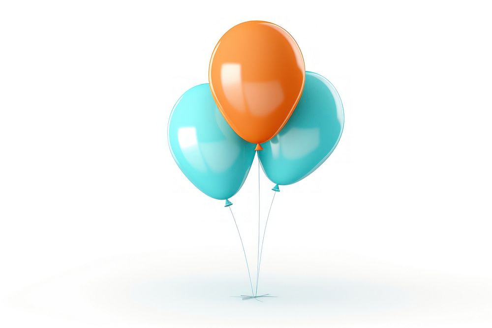 Birthday ballon balloon anniversary celebration. AI generated Image by rawpixel.