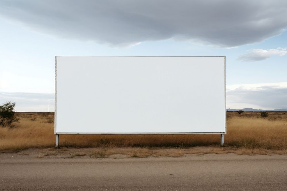 Blank white advertising board advertisement architecture billboard. AI generated Image by rawpixel.
