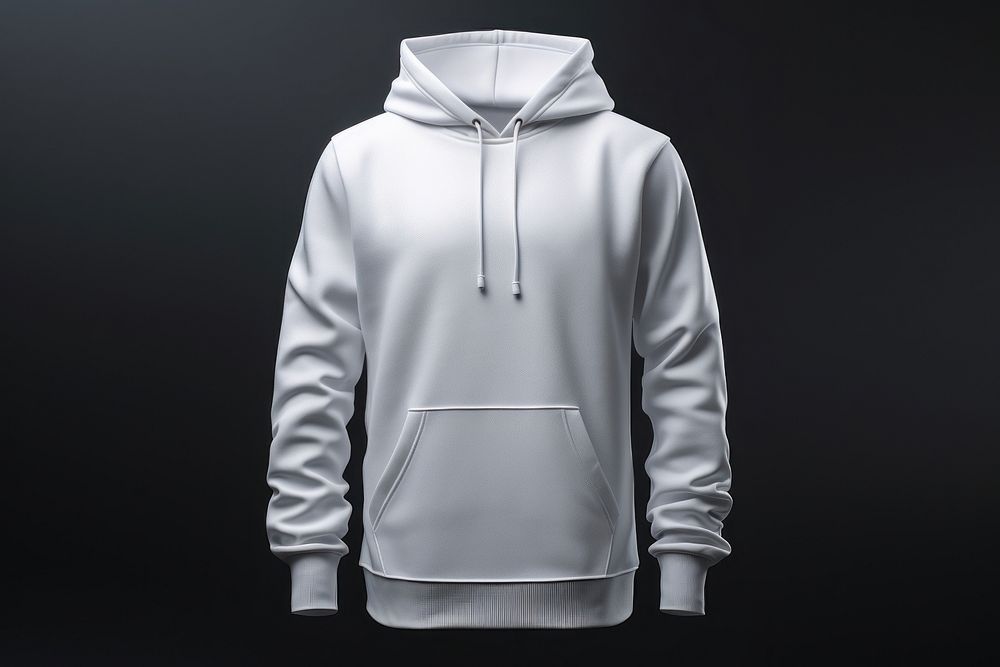 Hoodie sweatshirt outerwear clothing. AI generated Image by rawpixel.