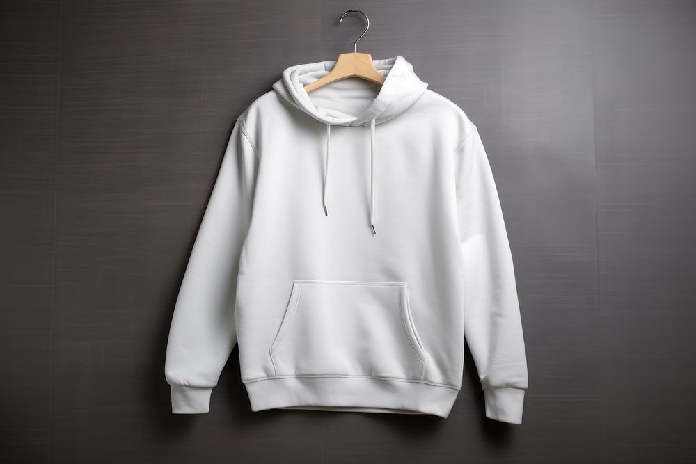 Hoodie sweatshirt coathanger outerwear. AI generated Image by rawpixel.