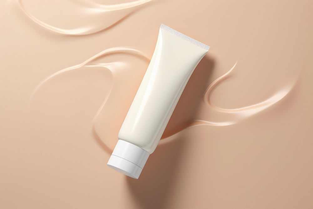 Cream tube mockup toothpaste cosmetics sunscreen. AI generated Image by rawpixel.