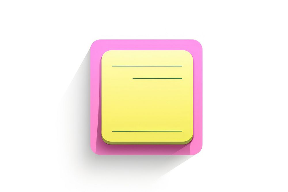 Cute sticky note investment rectangle diagram. AI generated Image by rawpixel.