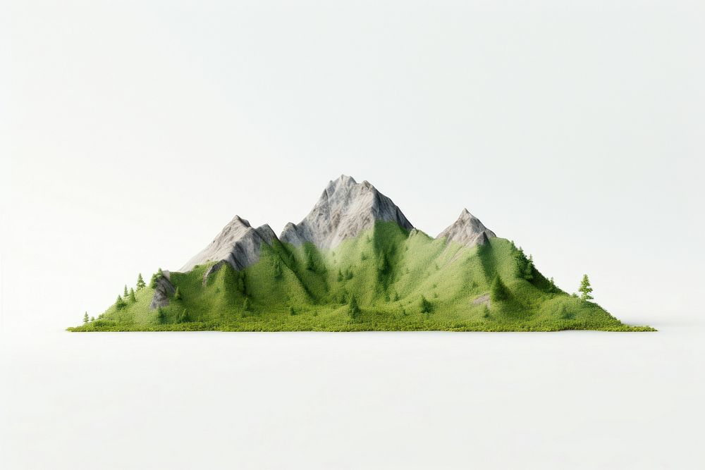 Mountain range landscape outdoors nature. AI generated Image by rawpixel.
