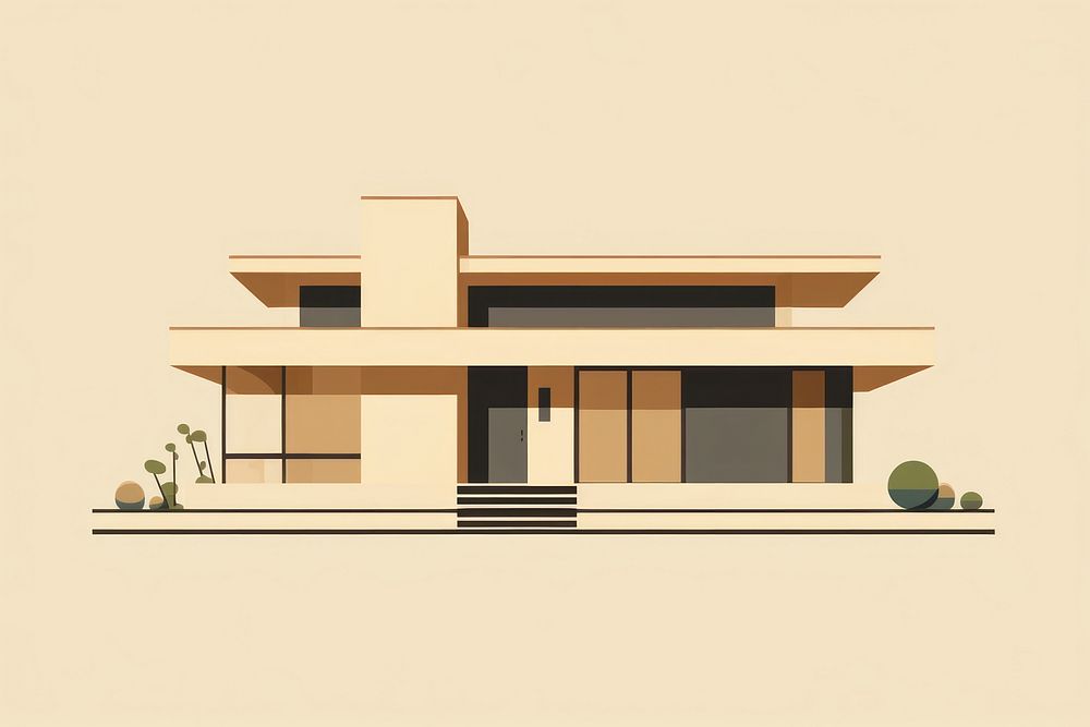 Home modern architecture building house transportation. AI generated Image by rawpixel.