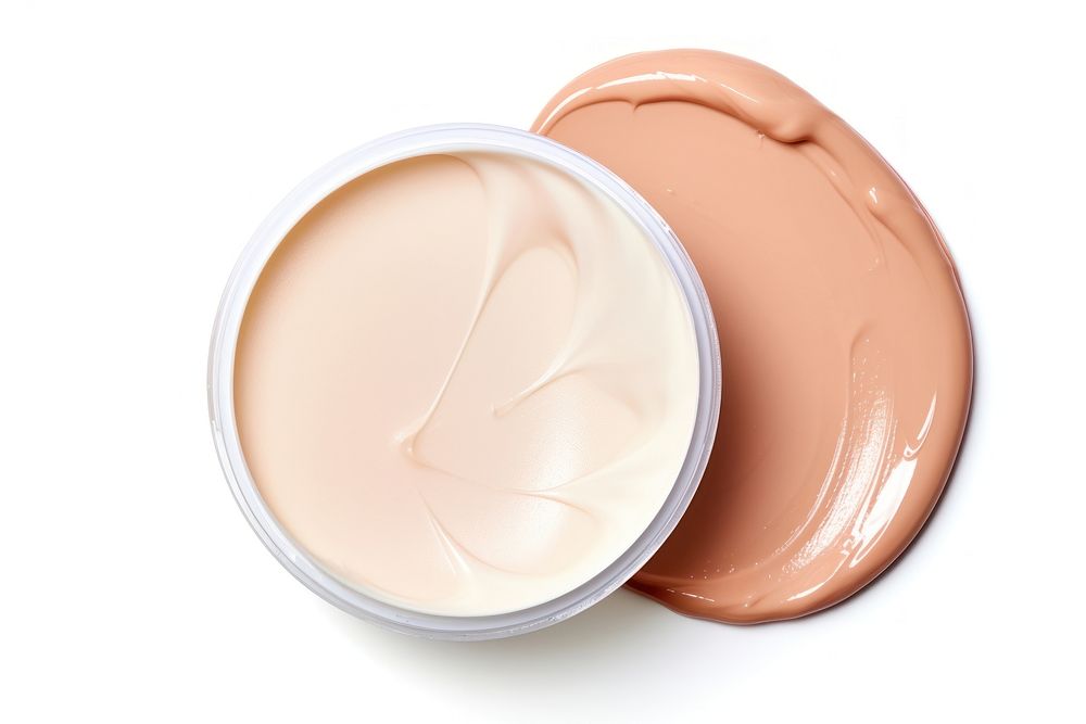 Beauty cream cosmetics face white background. AI generated Image by rawpixel.