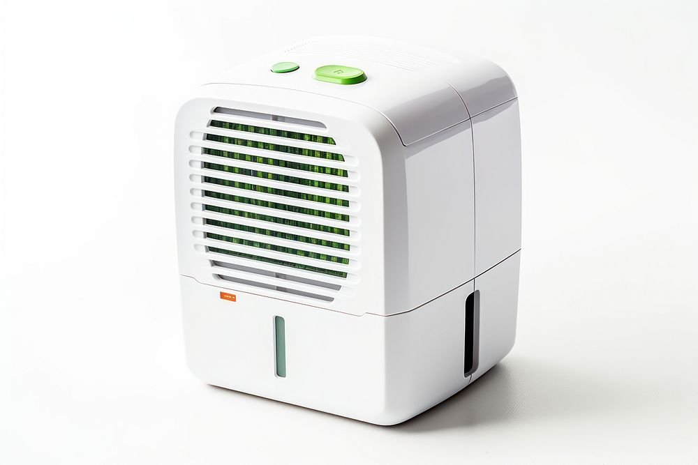 Dehumidifier white background technology appliance. AI generated Image by rawpixel.