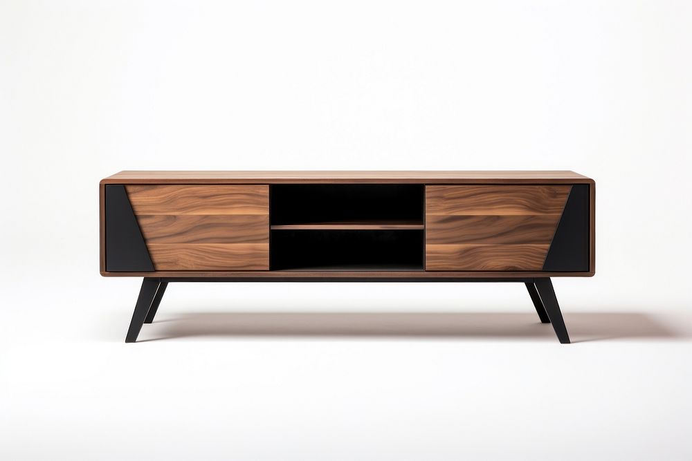 Furniture sideboard brown. AI generated Image by rawpixel.