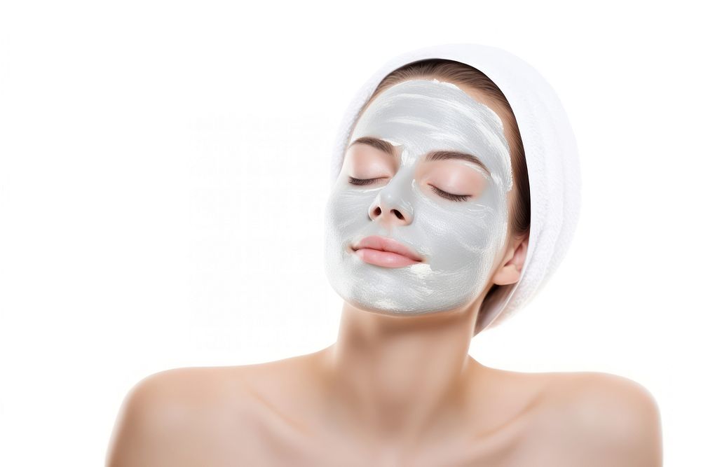 Young woman having facial mask portrait adult white. AI generated Image by rawpixel.