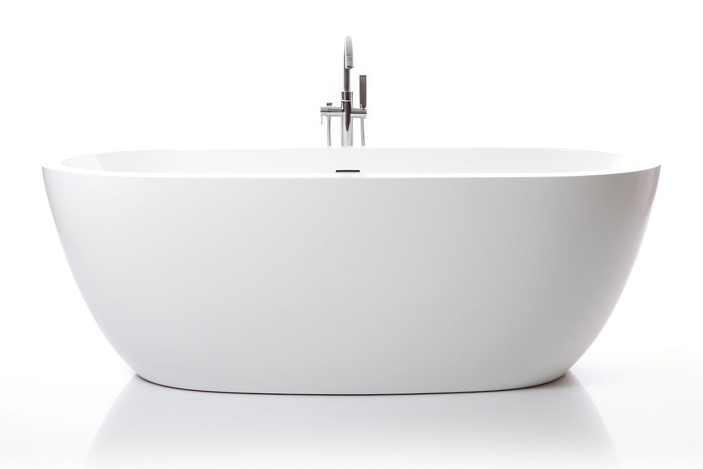 Bathtub white white background simplicity. AI generated Image by rawpixel.