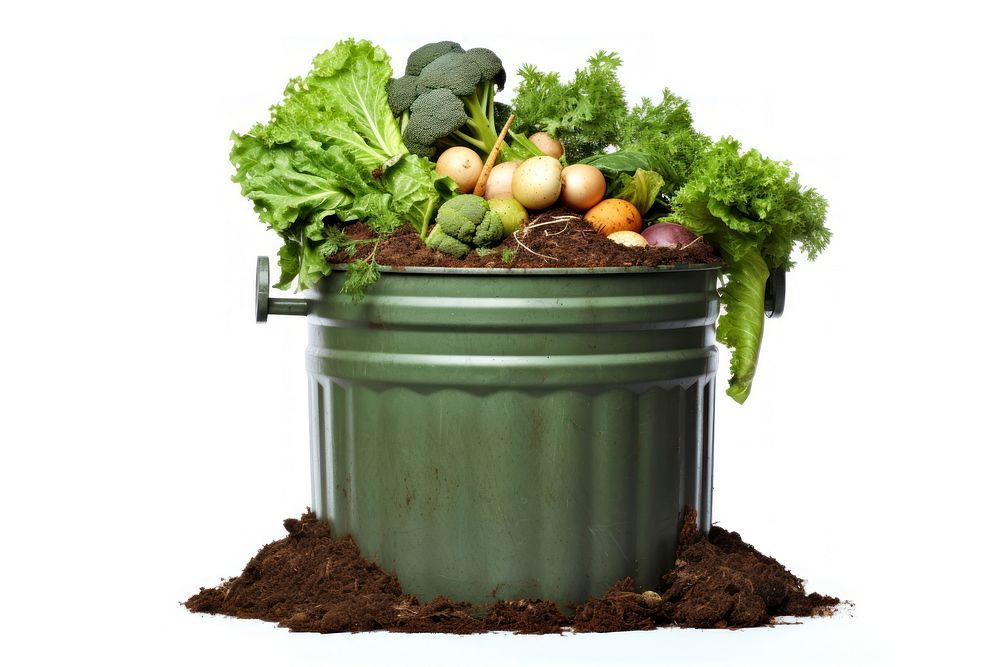 Compost bin vegetable garden plant. AI generated Image by rawpixel.