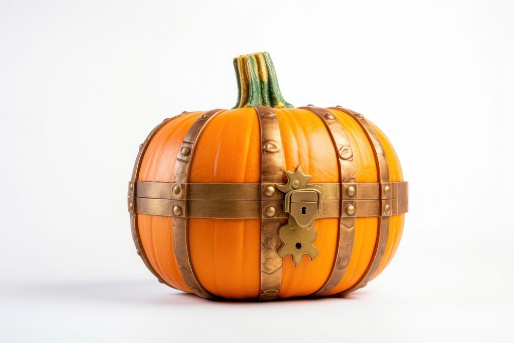 Treasure chest vegetable pumpkin plant. AI generated Image by rawpixel.