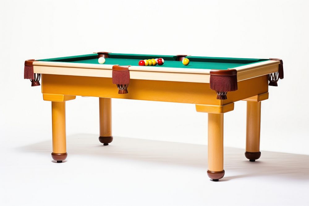 Billiard table furniture billiards ball. AI generated Image by rawpixel.