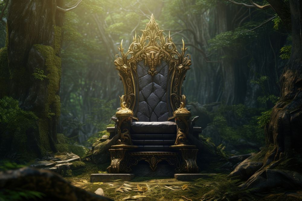 Throne throne forest outdoors