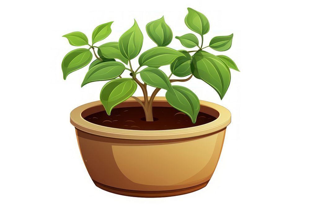 Plant herbs leaf pot. AI generated Image by rawpixel.