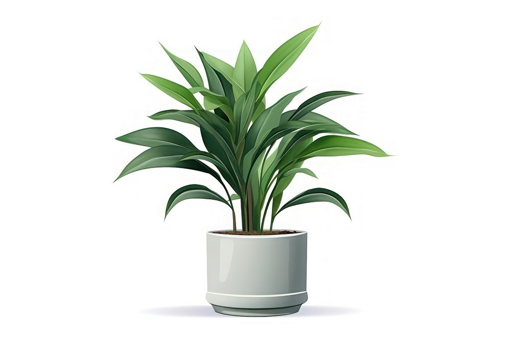 Plant leaf vase potted plant. AI generated Image by rawpixel.