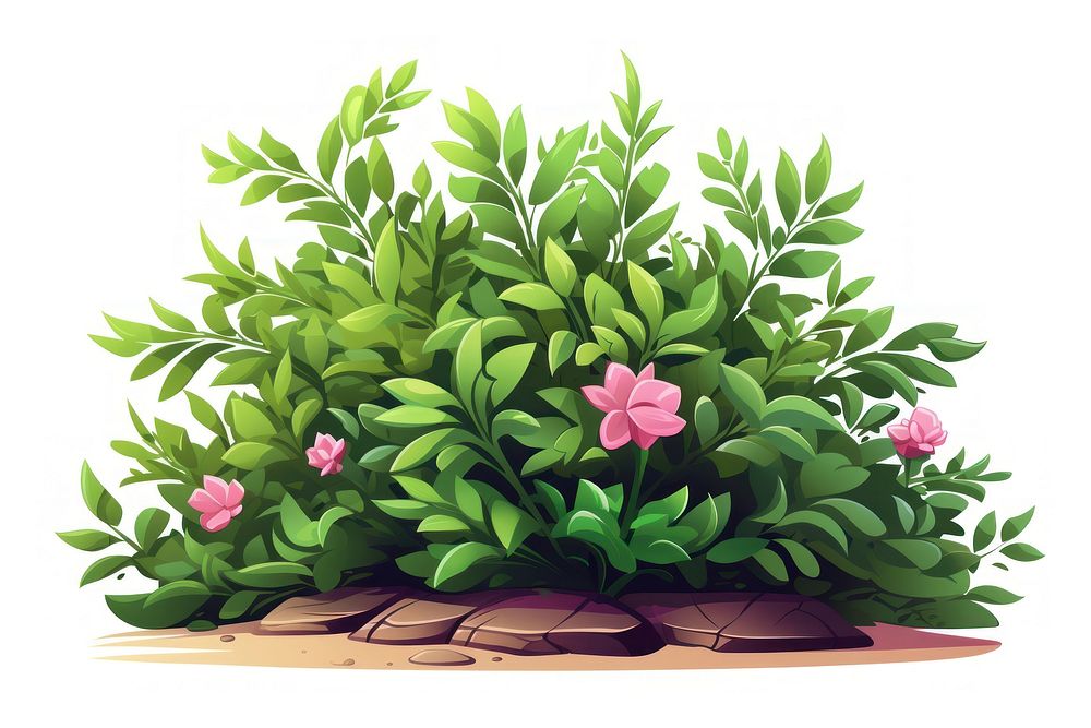 Shrub flower plant herbs. AI generated Image by rawpixel.