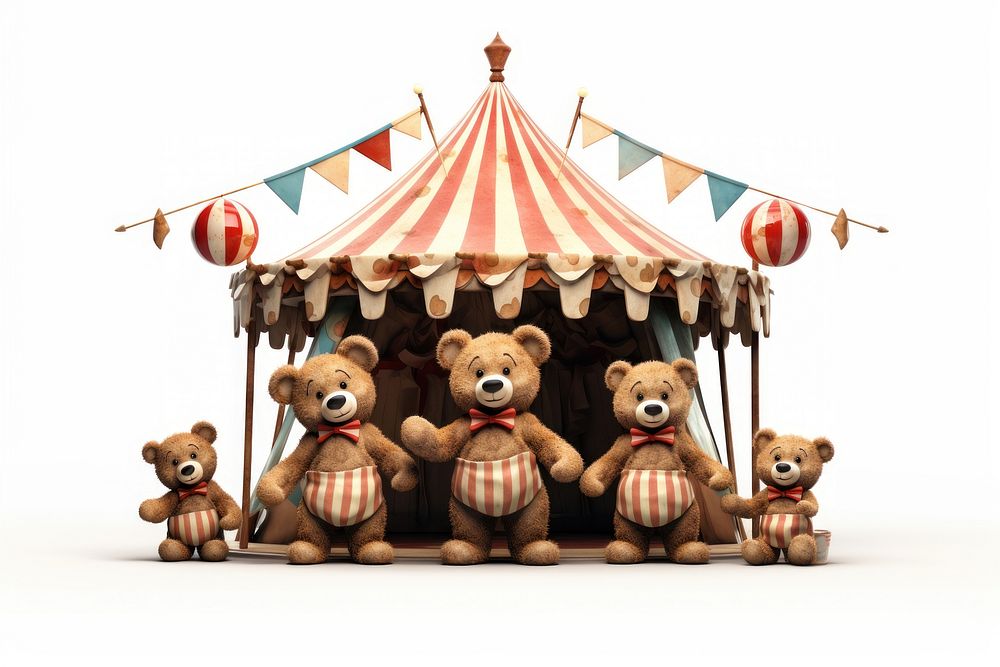 Circus carousel toy representation. AI generated Image by rawpixel.
