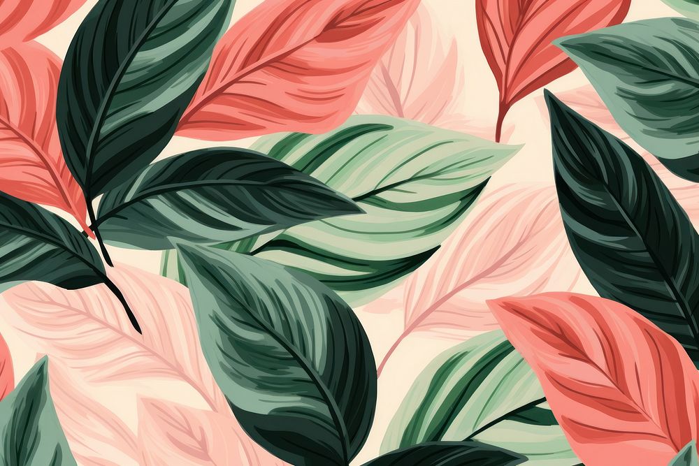 Leaf plant graphics pattern green. AI generated Image by rawpixel.