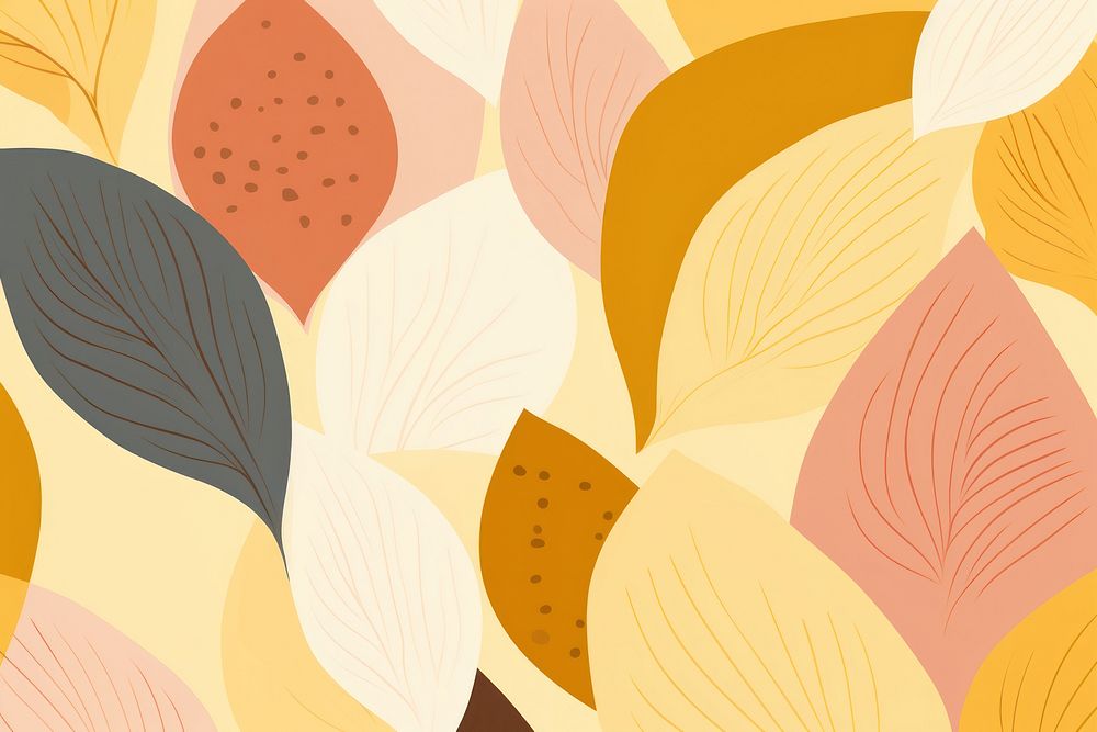 Leaf plant pattern abstract yellow. AI generated Image by rawpixel.