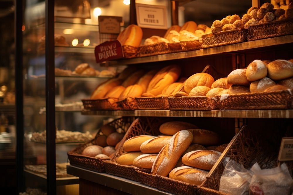 Shop bakery bread food. AI generated Image by rawpixel.