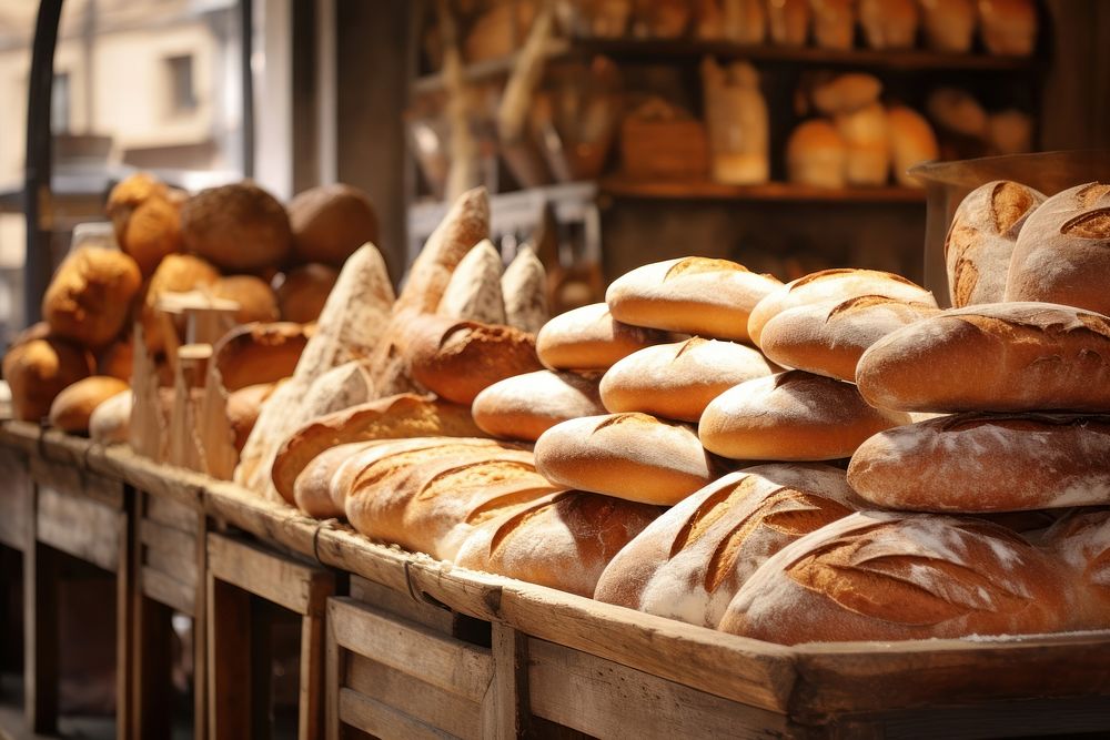 Shop bakery bread food. AI generated Image by rawpixel.