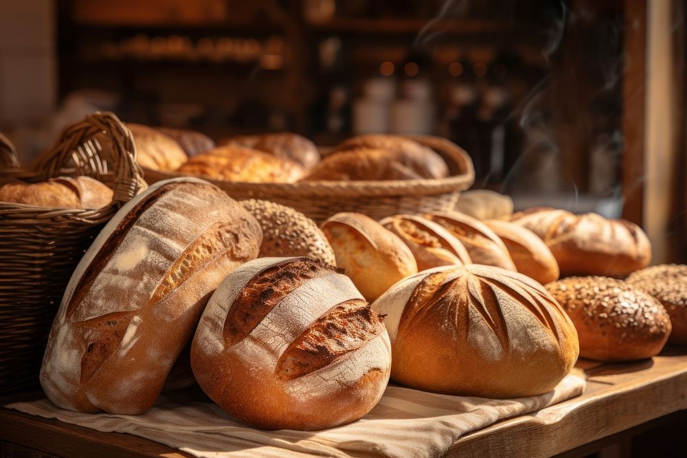 Shop bread bakery food. AI generated Image by rawpixel.