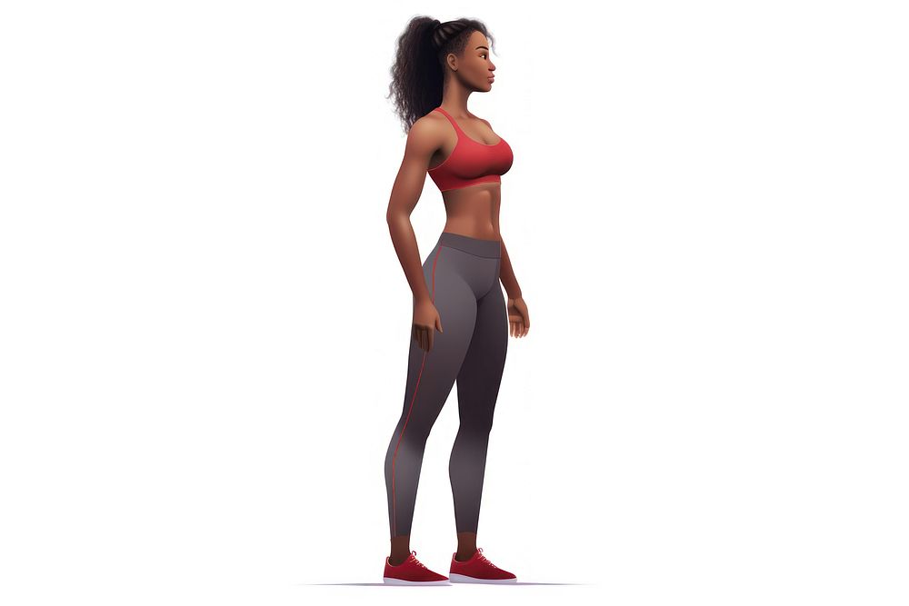 Weight sports tights adult. AI generated Image by rawpixel.