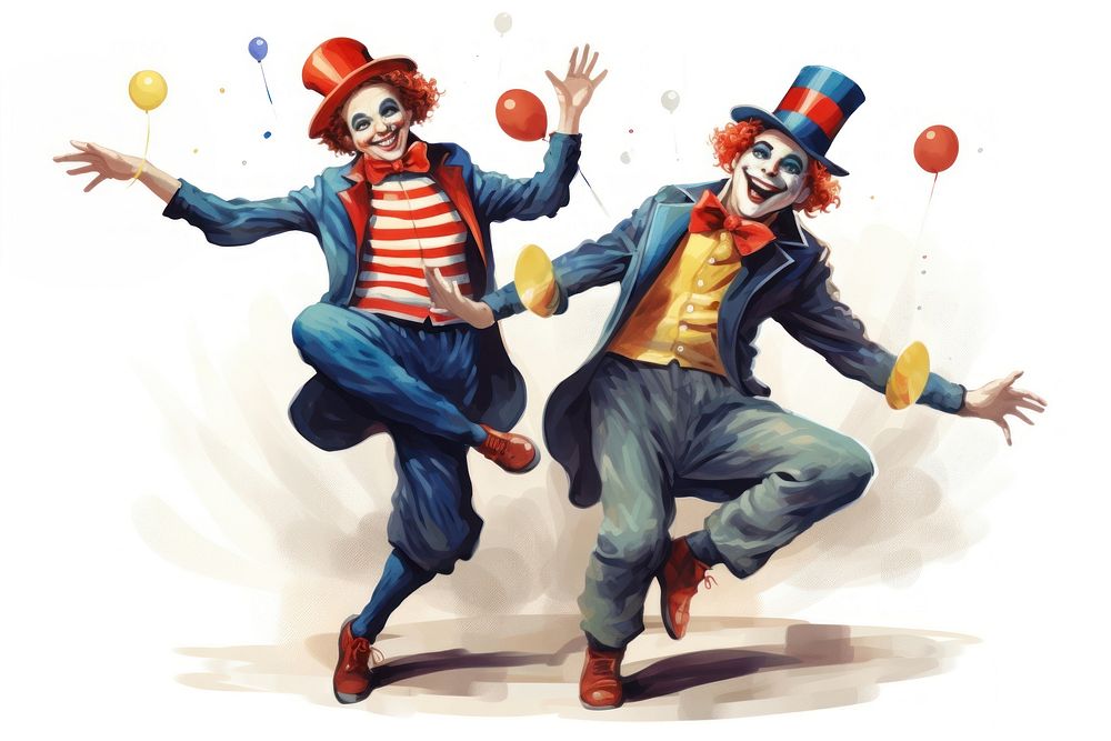 Circus clown sports adult. AI generated Image by rawpixel.
