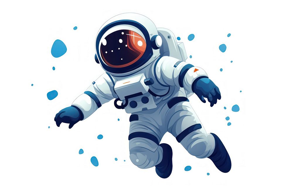 Space astronaut fun futuristic. AI generated Image by rawpixel.