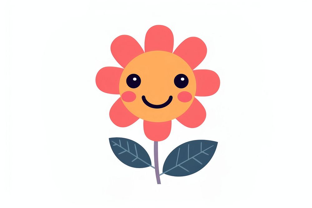 Cute png flower plant anthropomorphic. AI generated Image by rawpixel.