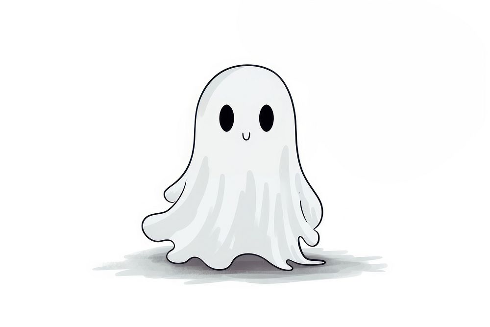 Cute png drawing white celebration. AI generated Image by rawpixel.