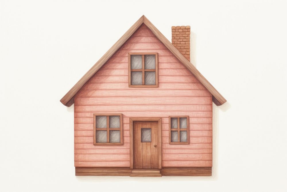 Wood architecture building cottage. AI generated Image by rawpixel.