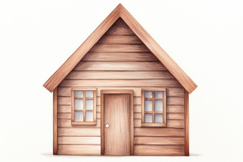 Wood architecture building cottage. AI generated Image by rawpixel.