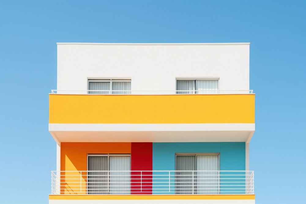 Architecture building balcony city.